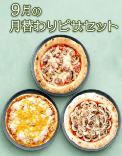 9月の月替わりピザセット