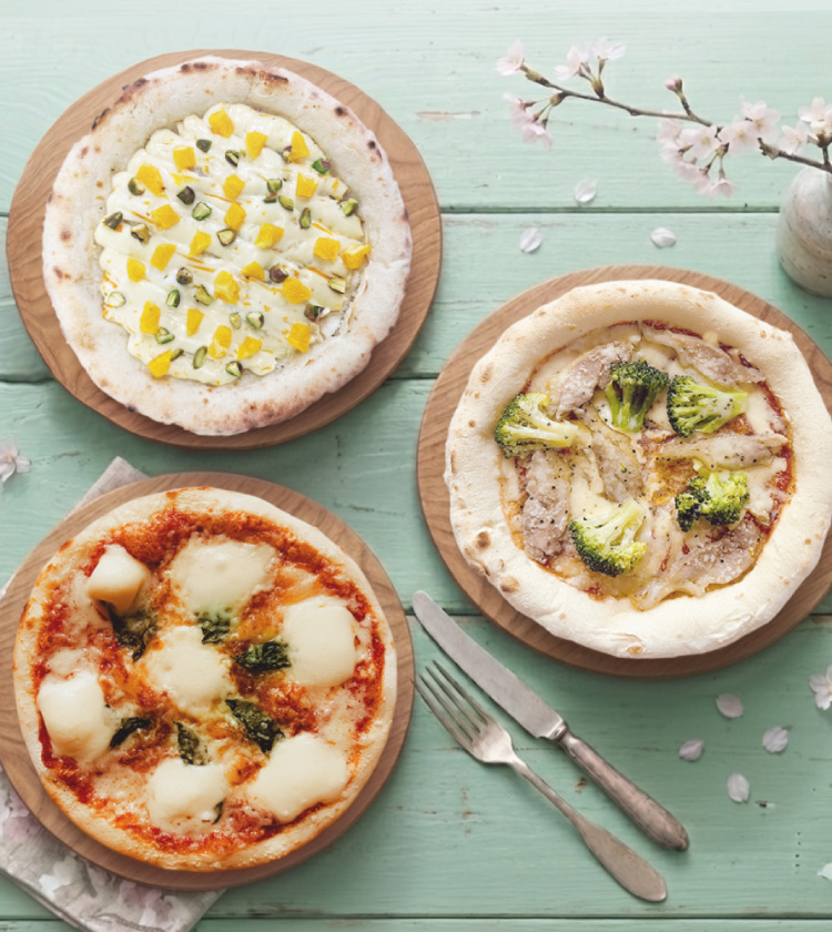 4月の月替わりピザセット