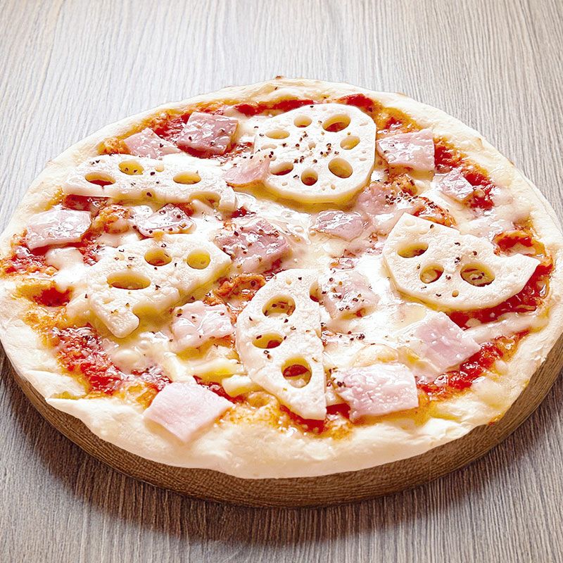 ローマの蓮根とスモークベーコン