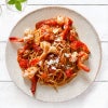 海老のトマトクリームパスタ 